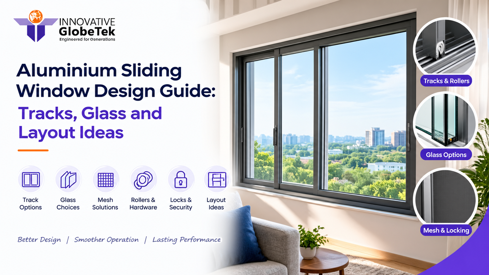 aluminium sliding window design