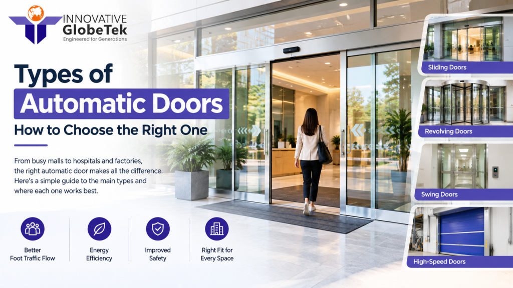 types of automatic doors